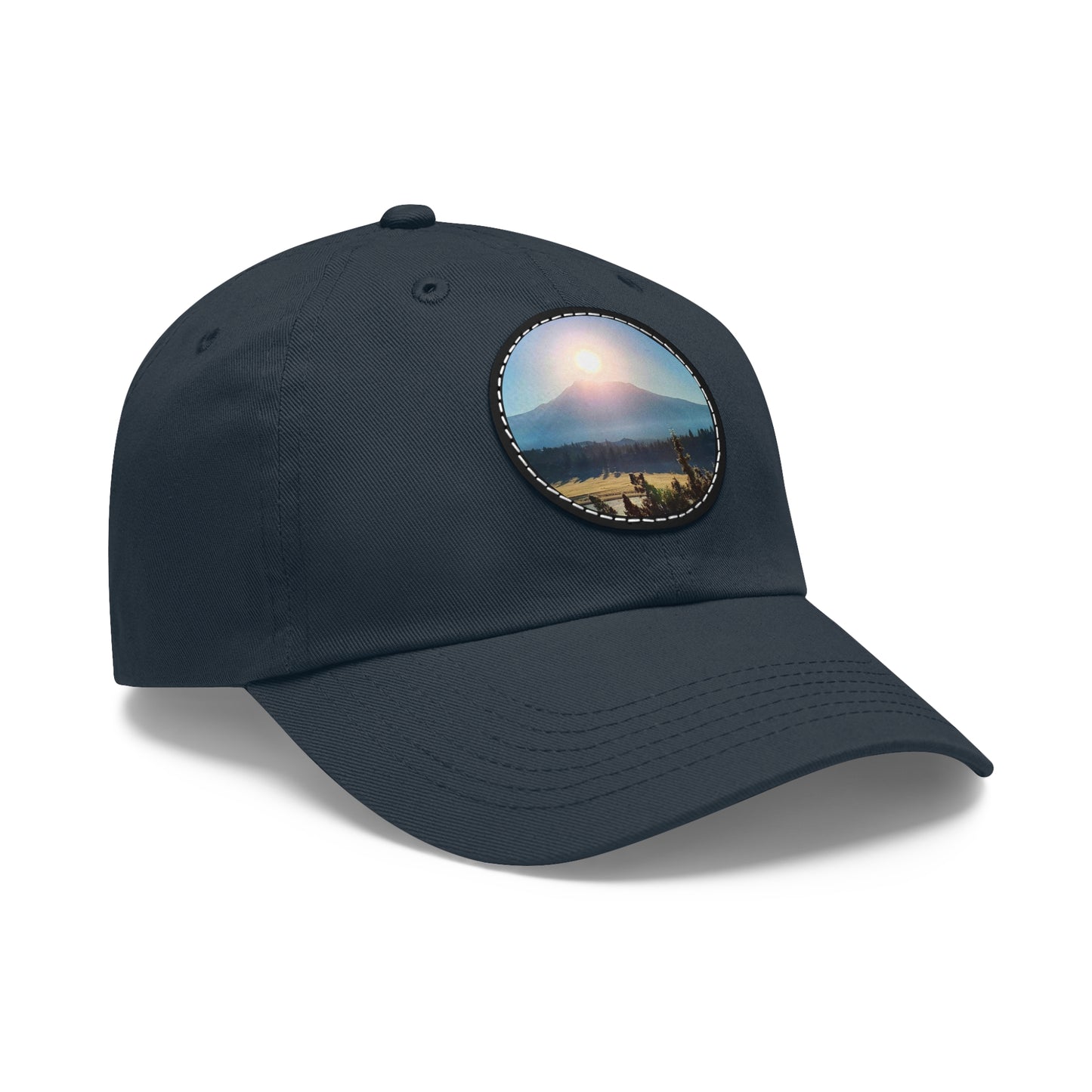 Mount Shasta Birth of the Sun Hat with Leather Patch (Round)
