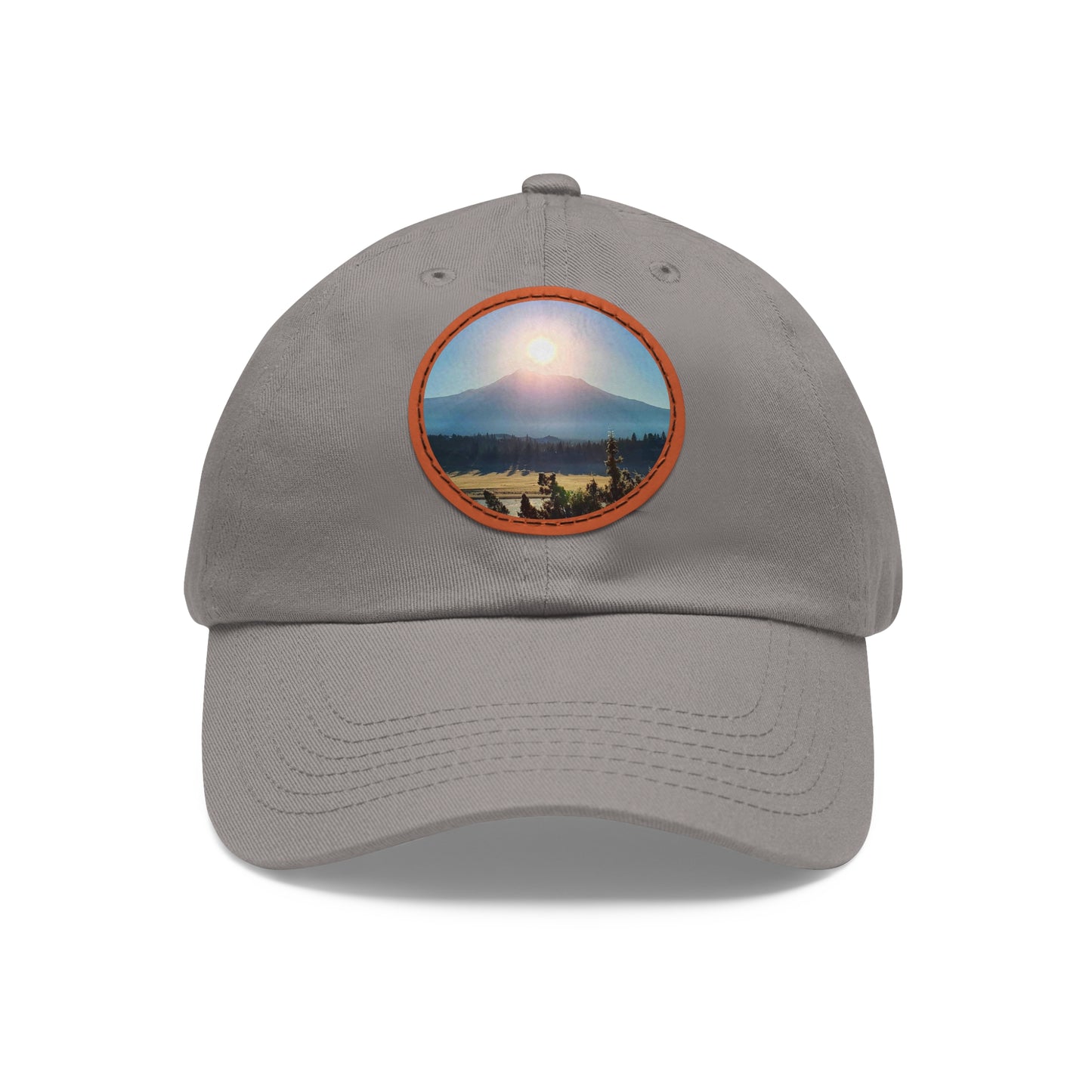 Mount Shasta Birth of the Sun Hat with Leather Patch (Round)