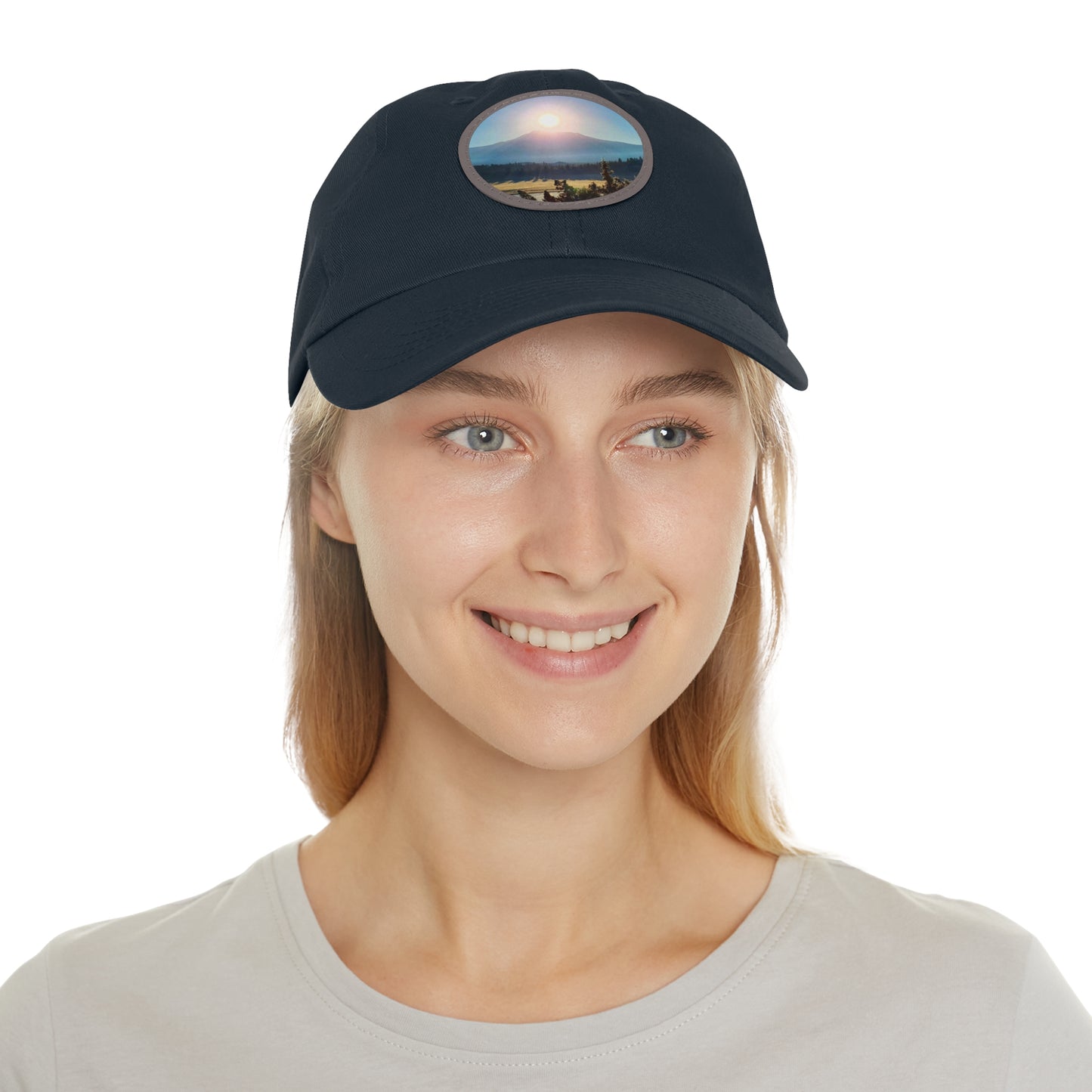 Mount Shasta Birth of the Sun Hat with Leather Patch (Round)
