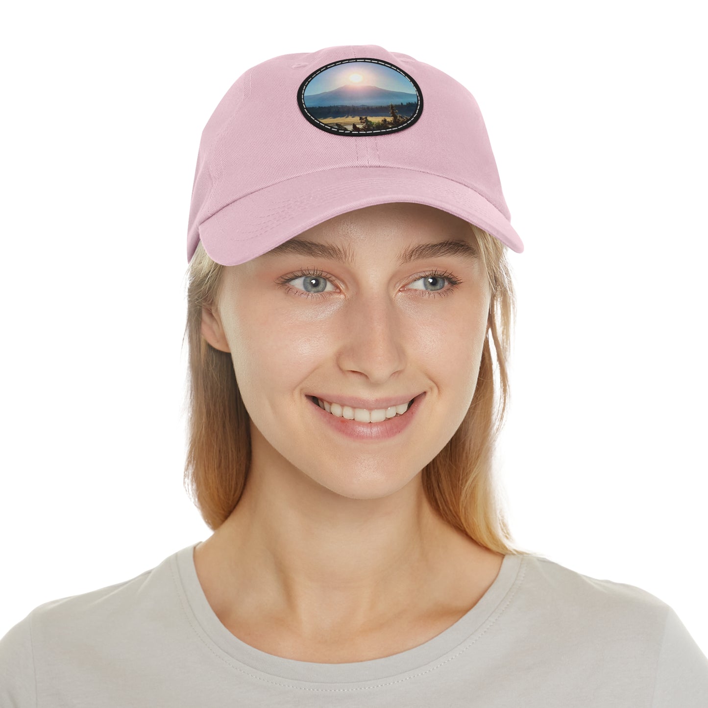 Mount Shasta Birth of the Sun Hat with Leather Patch (Round)