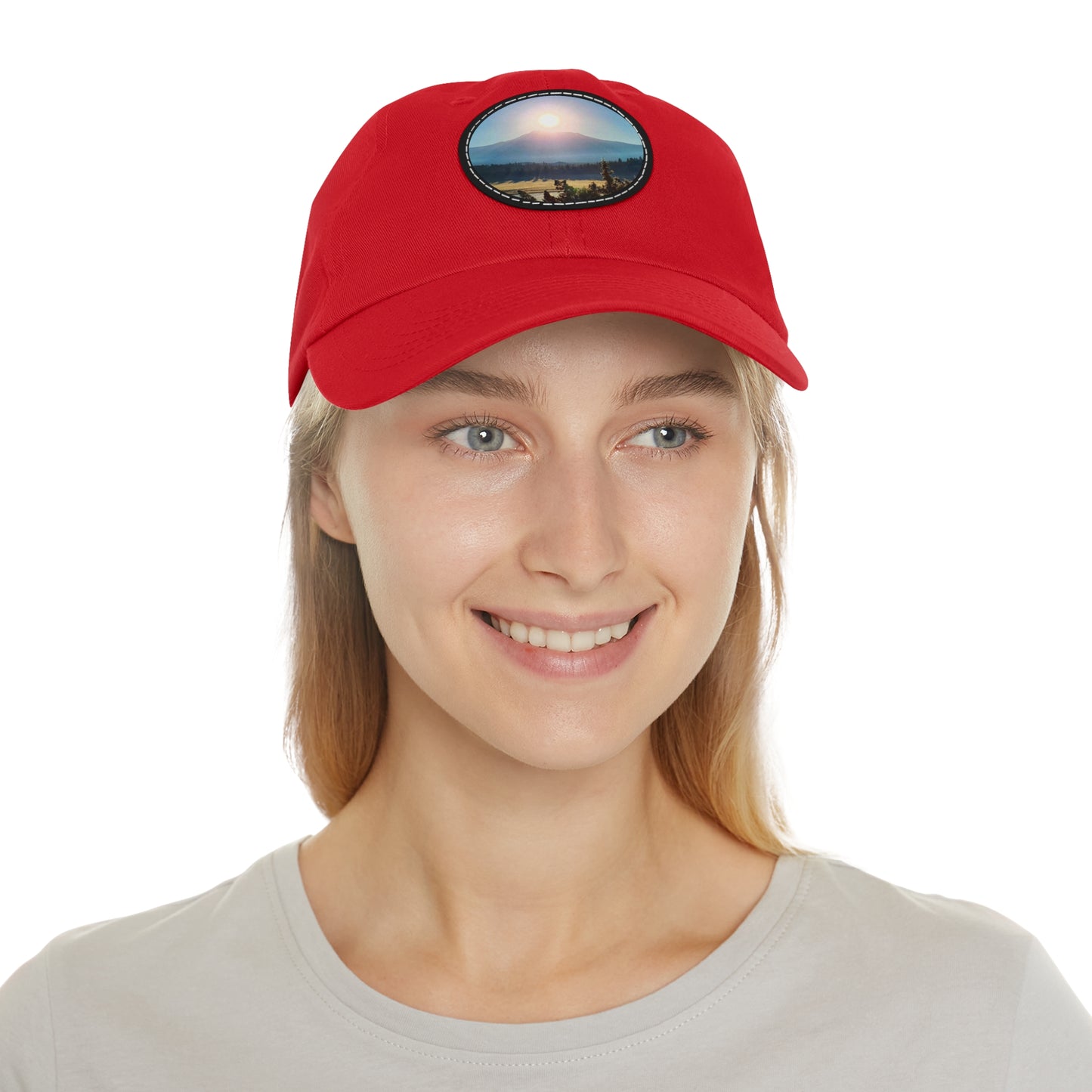 Mount Shasta Birth of the Sun Hat with Leather Patch (Round)
