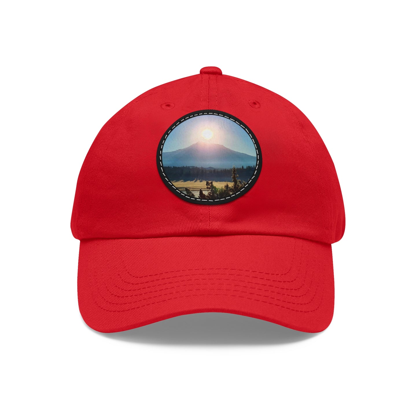 Mount Shasta Birth of the Sun Hat with Leather Patch (Round)