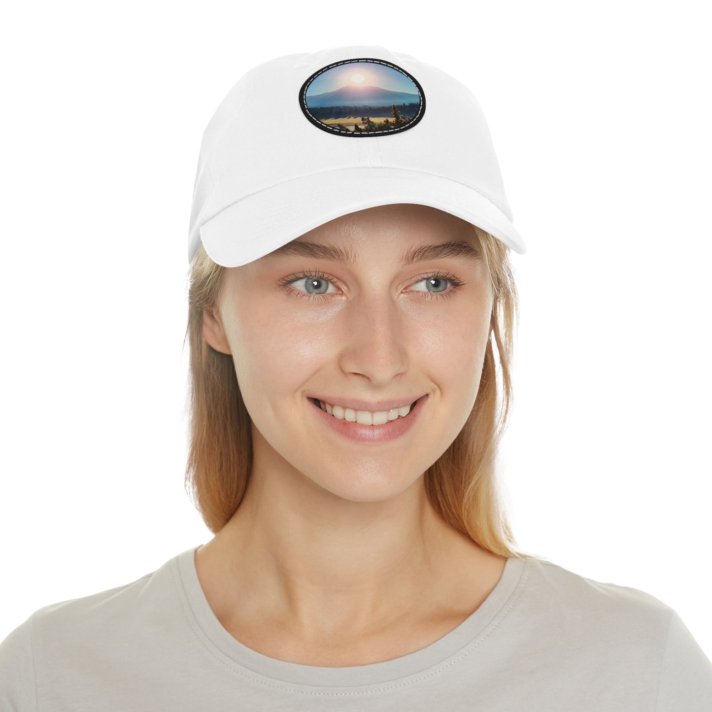 Mount Shasta Birth of the Sun Hat with Leather Patch (Round)