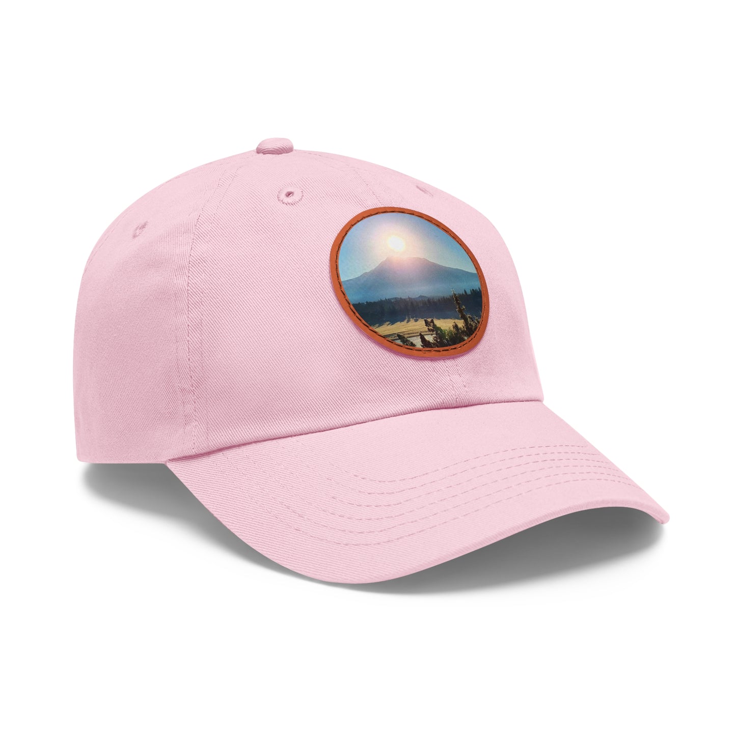 Mount Shasta Birth of the Sun Hat with Leather Patch (Round)