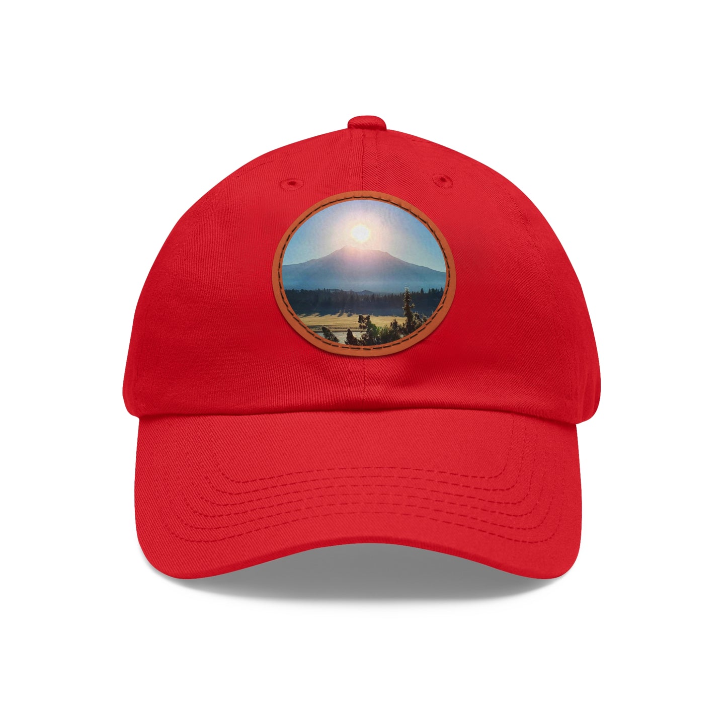 Mount Shasta Birth of the Sun Hat with Leather Patch (Round)