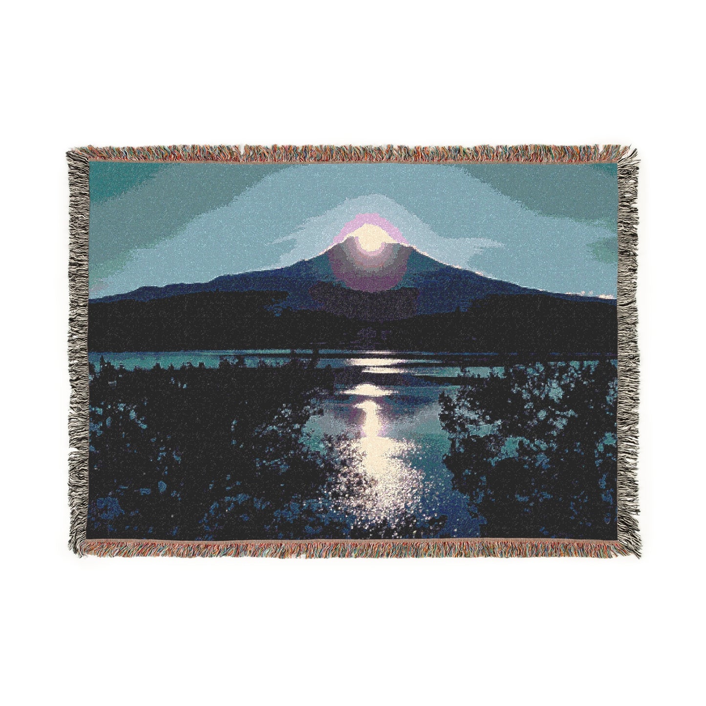 "Reborn" Mount Shasta Woven Blanket