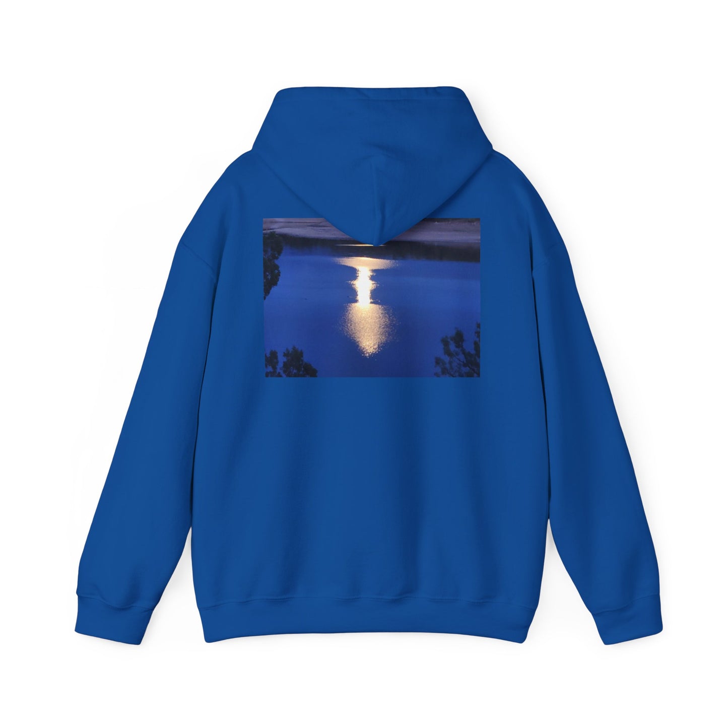 Mount Shasta Moonlight Reflections Unisex Heavy Blend™ Hooded Sweatshirt