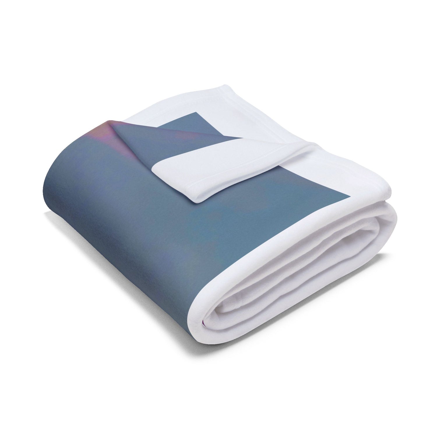 Blushing Mount Shasta Arctic Fleece Blanket