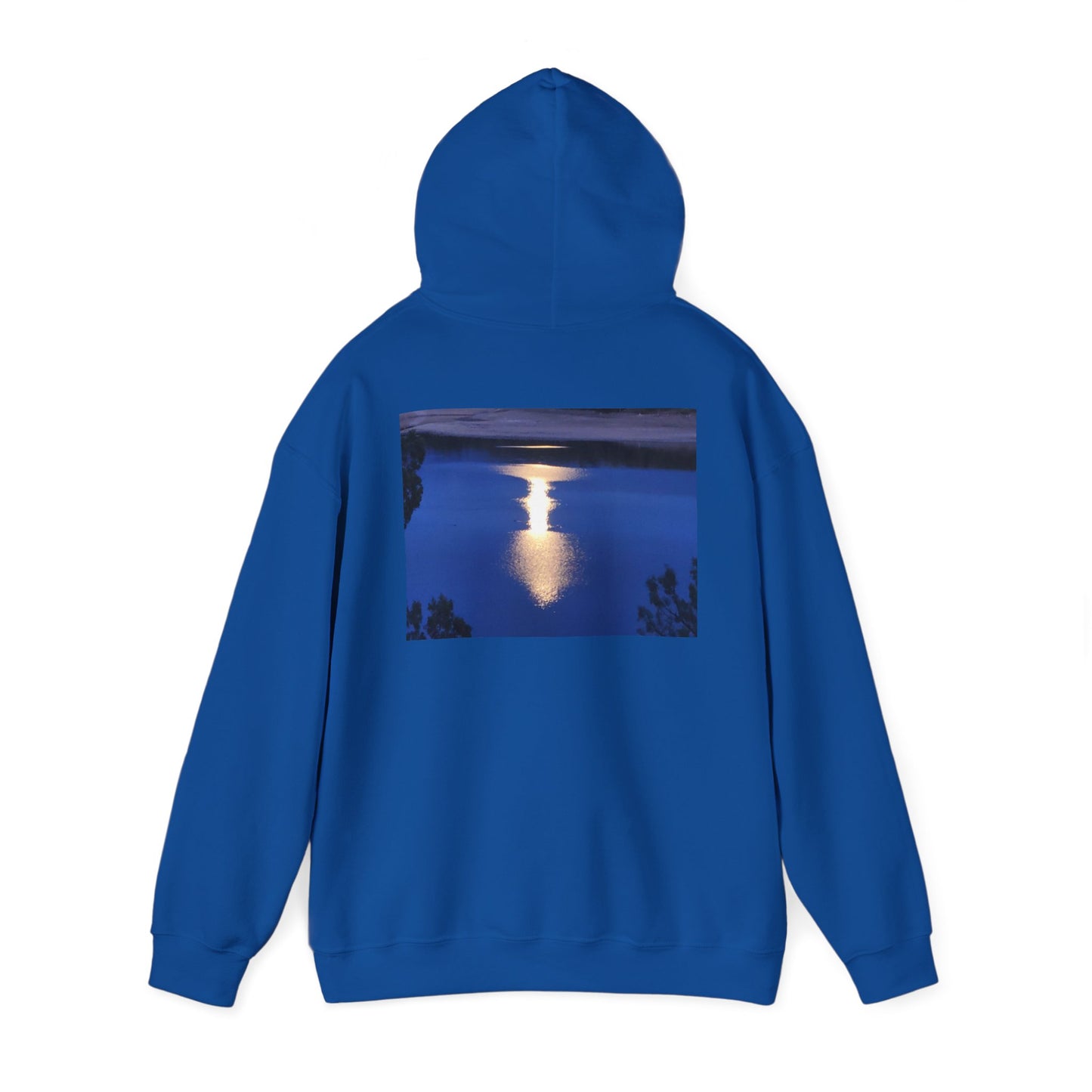 Mount Shasta Moonlight Reflections Unisex Heavy Blend™ Hooded Sweatshirt