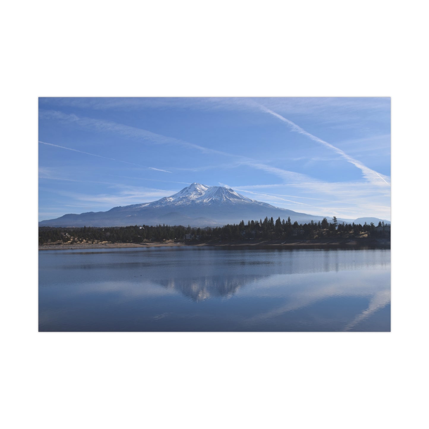 Mount Shasta Streaks in the Sky Gift Wrap Papers