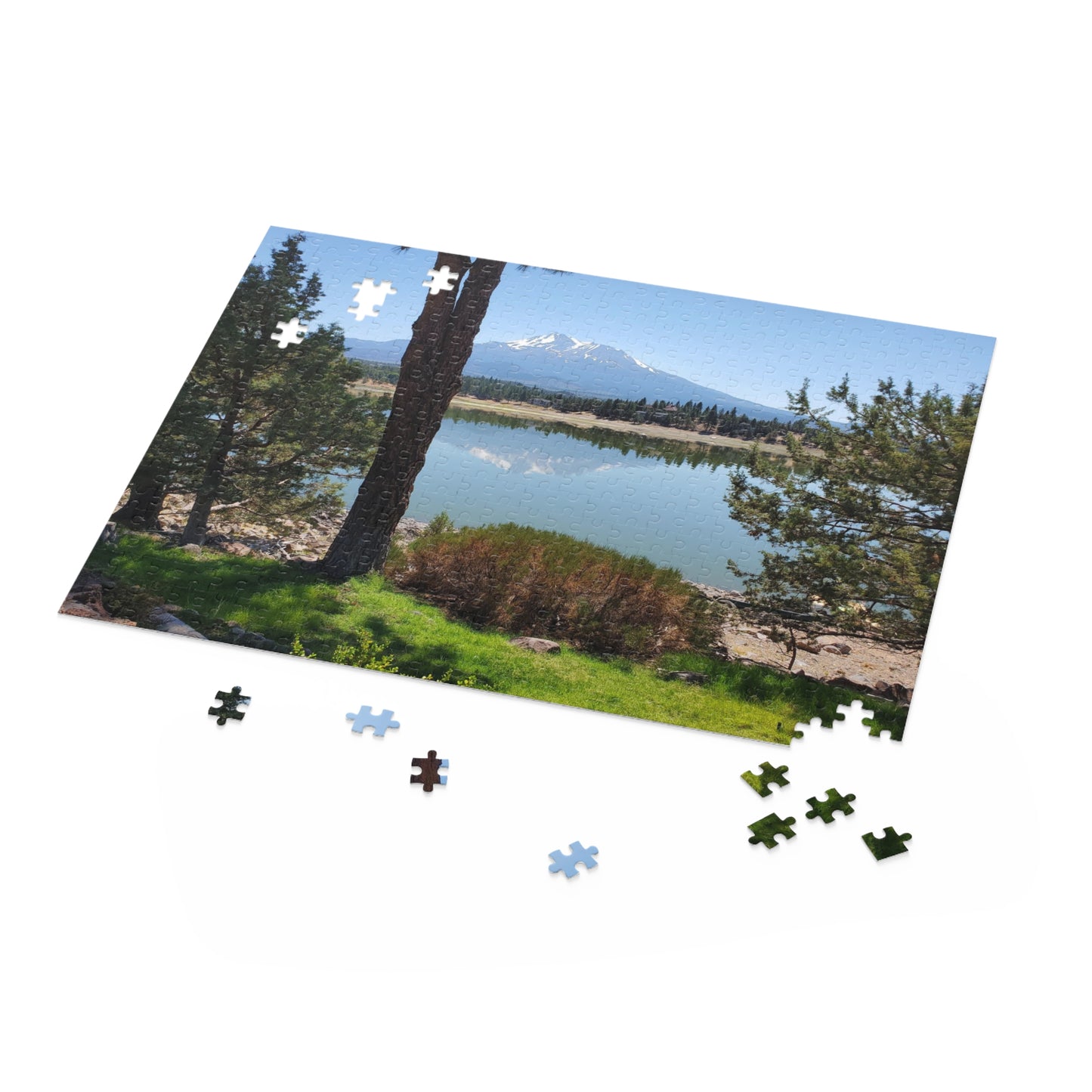 Mount Shasta in the Spring Puzzle (120, 252, 500-Piece)