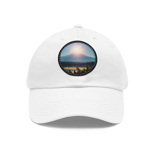 Mount Shasta Birth of the Sun Hat with Leather Patch (Round)