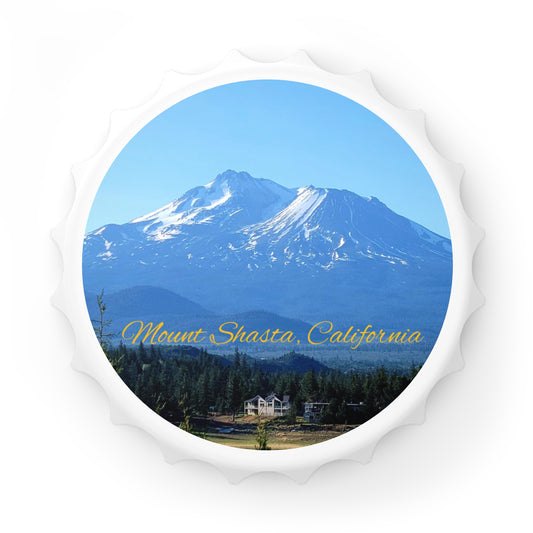 Mount Shasta and Shastina Bottle Opener