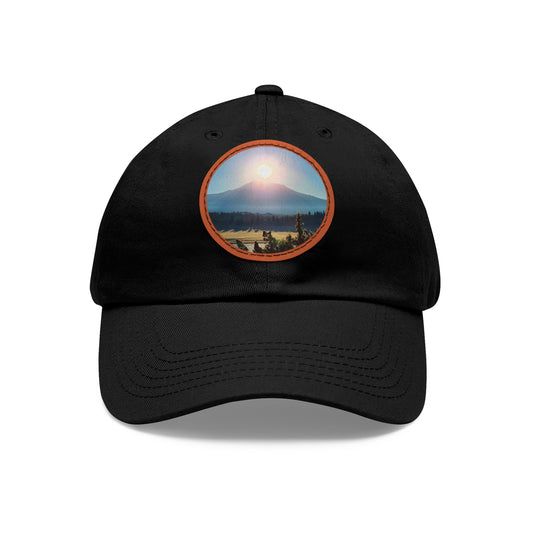 Mount Shasta Birth of the Sun Hat with Leather Patch (Round)