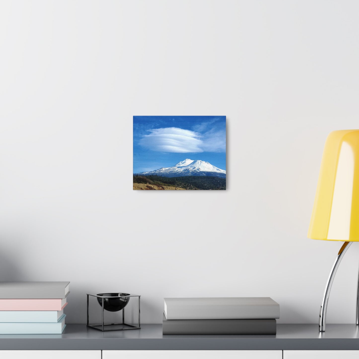 Lenticular Clouds Mount Shasta Canvas Gallery Wraps