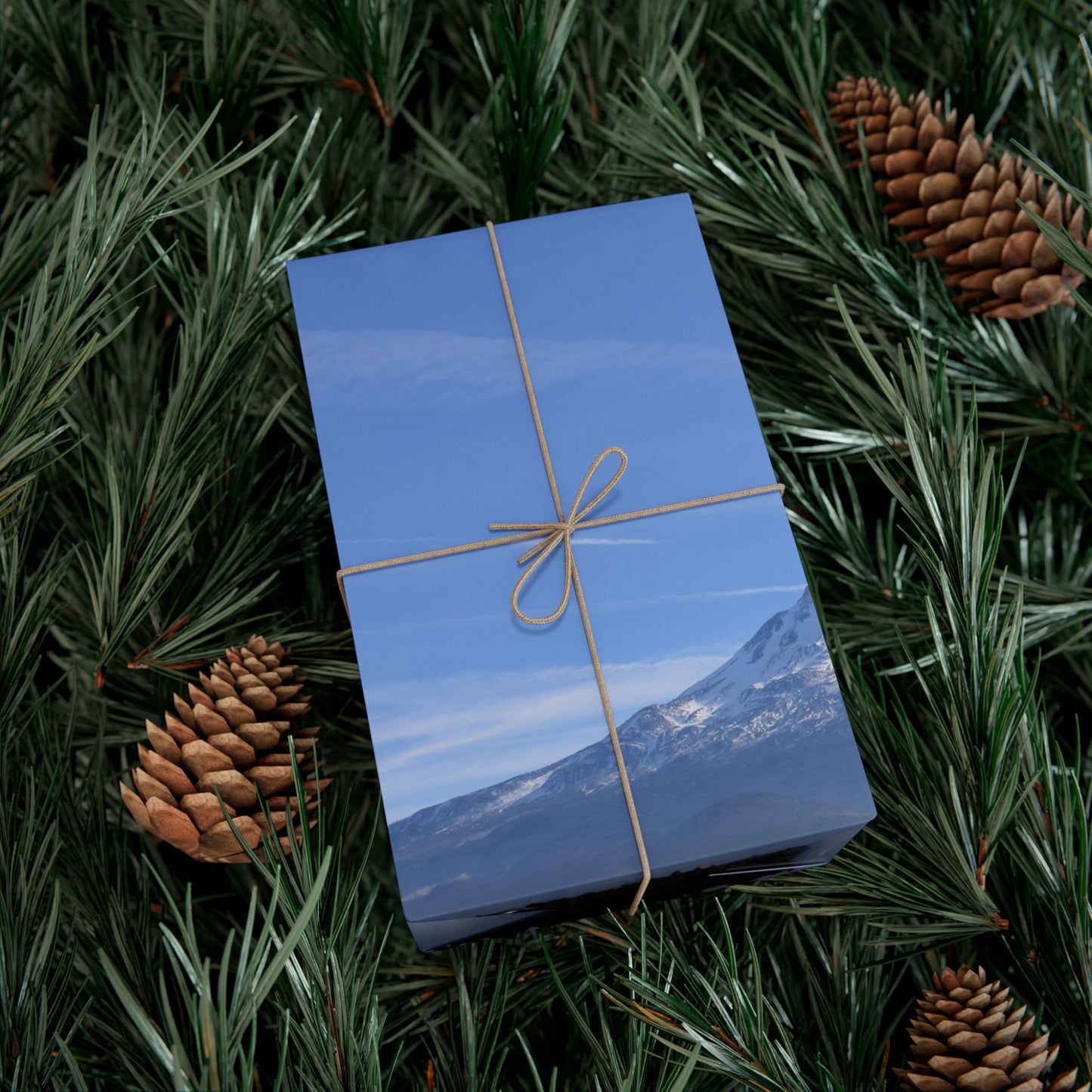 Mount Shasta Streaks in the Sky Gift Wrap Papers