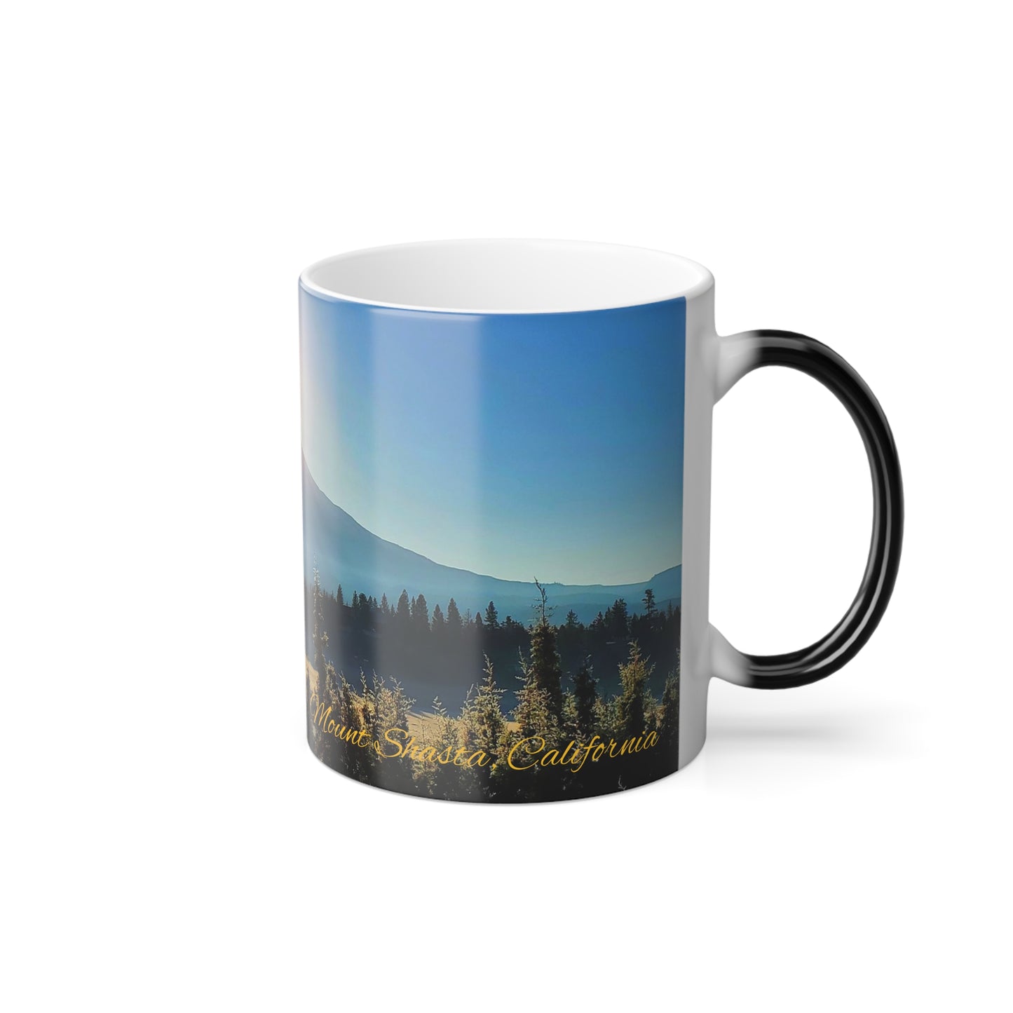 Mount Shasta Birth of the Sun Color Morphing Mug, 11oz