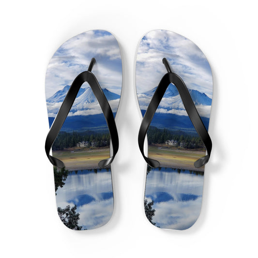 The Spirit of Mount Shasta Flip Flops