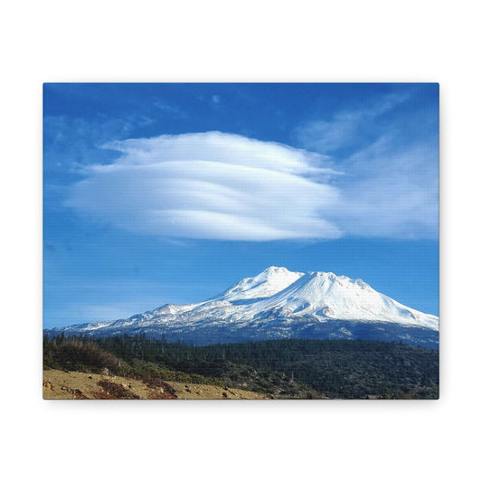 Lenticular Clouds Mount Shasta Canvas Gallery Wraps
