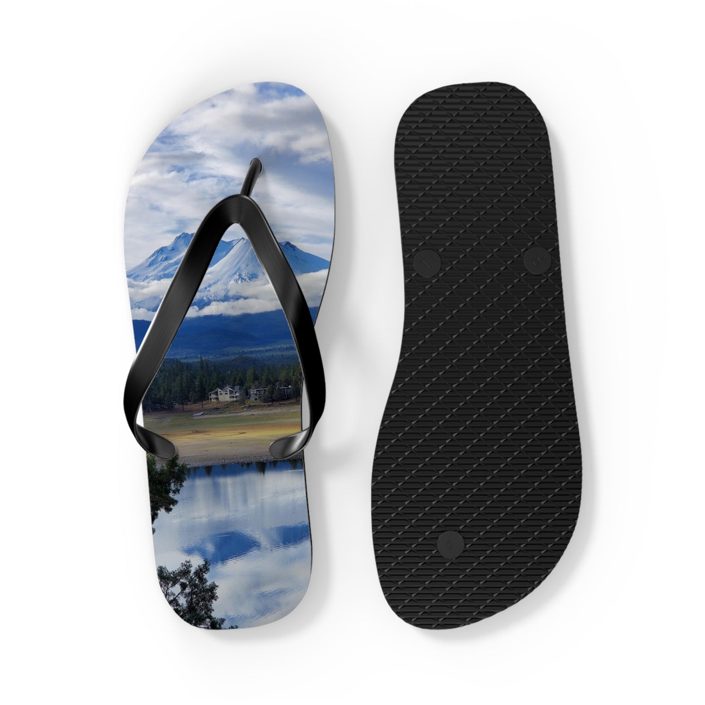 The Spirit of Mount Shasta Flip Flops